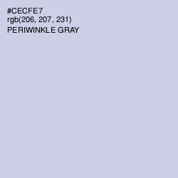 #CECFE7 - Periwinkle Gray Color Image